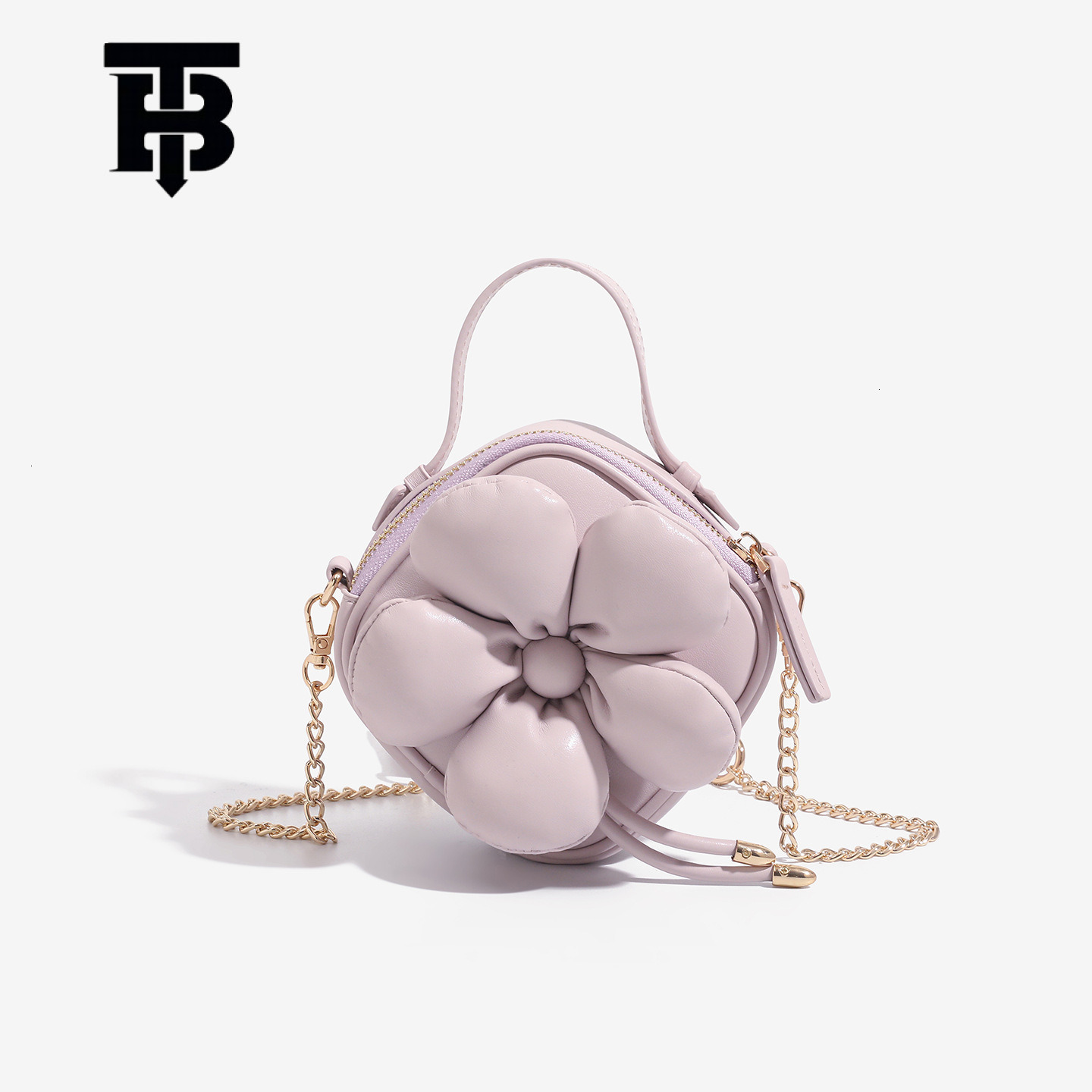 TB BHULAMTE Designer Bag ELLE Women's Bag 2025 New Floral Chain Bag Multifunctional Key Bag Crossbody Commuter Flower Luxury Bag Small Bag