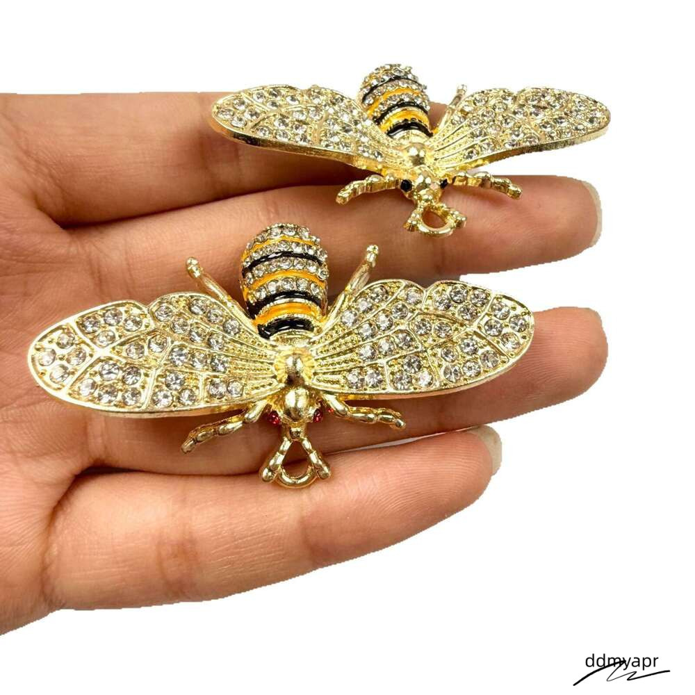 Fashion Alloy Inlaid Dia Bee Keychain Bag Accessories Car Key Ddmydec DIY Jewelry Pendant