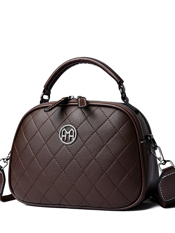 2025 Hot-Selling Autumn And Winter Handbags Shoulder Crossbody Girls Popular Dia-Pattern Embroidered Thread Bags For Women