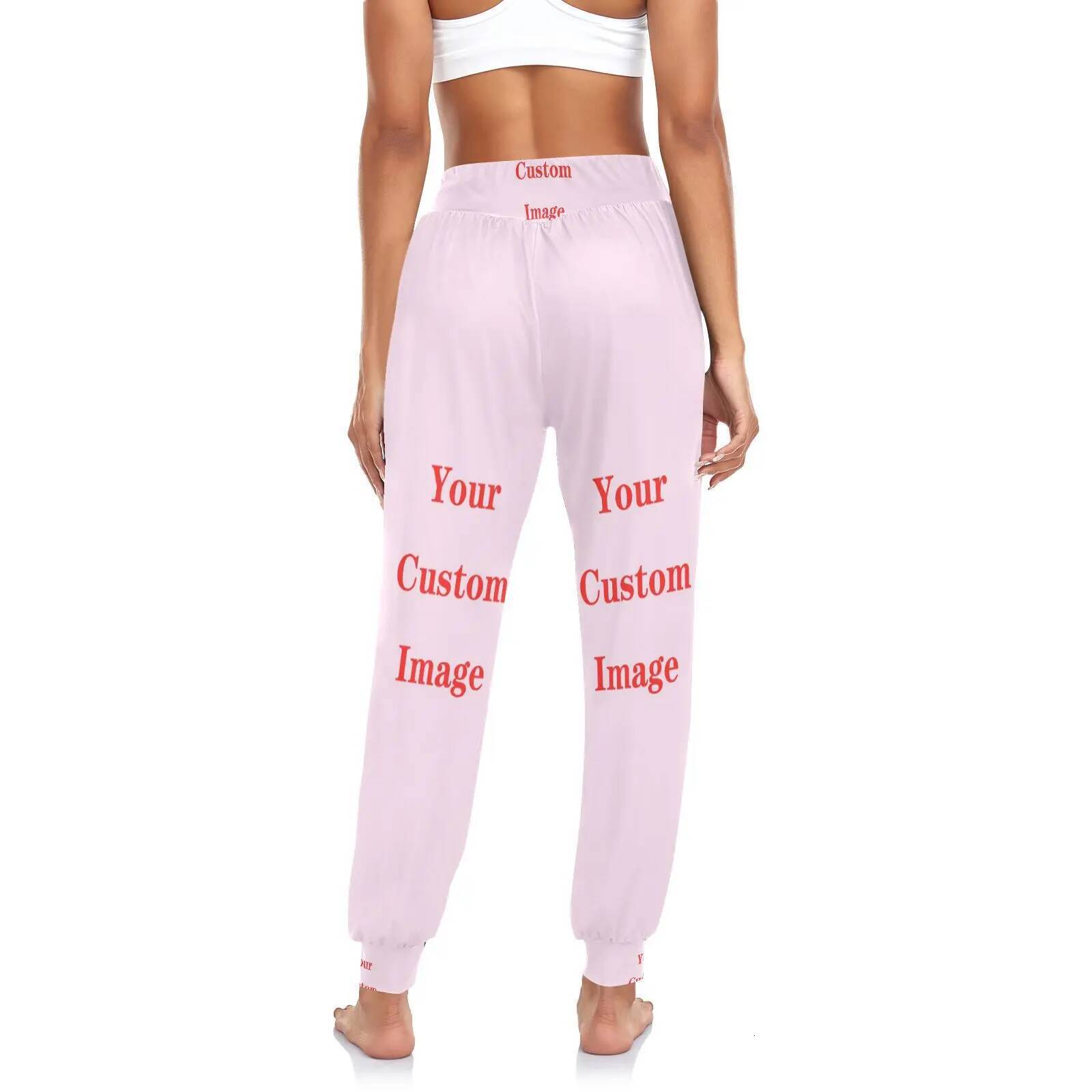 Women Large Size Casual Modal harem lady Dance practice pants Customized image yoga suit Long Trousers Bloomers dancewear