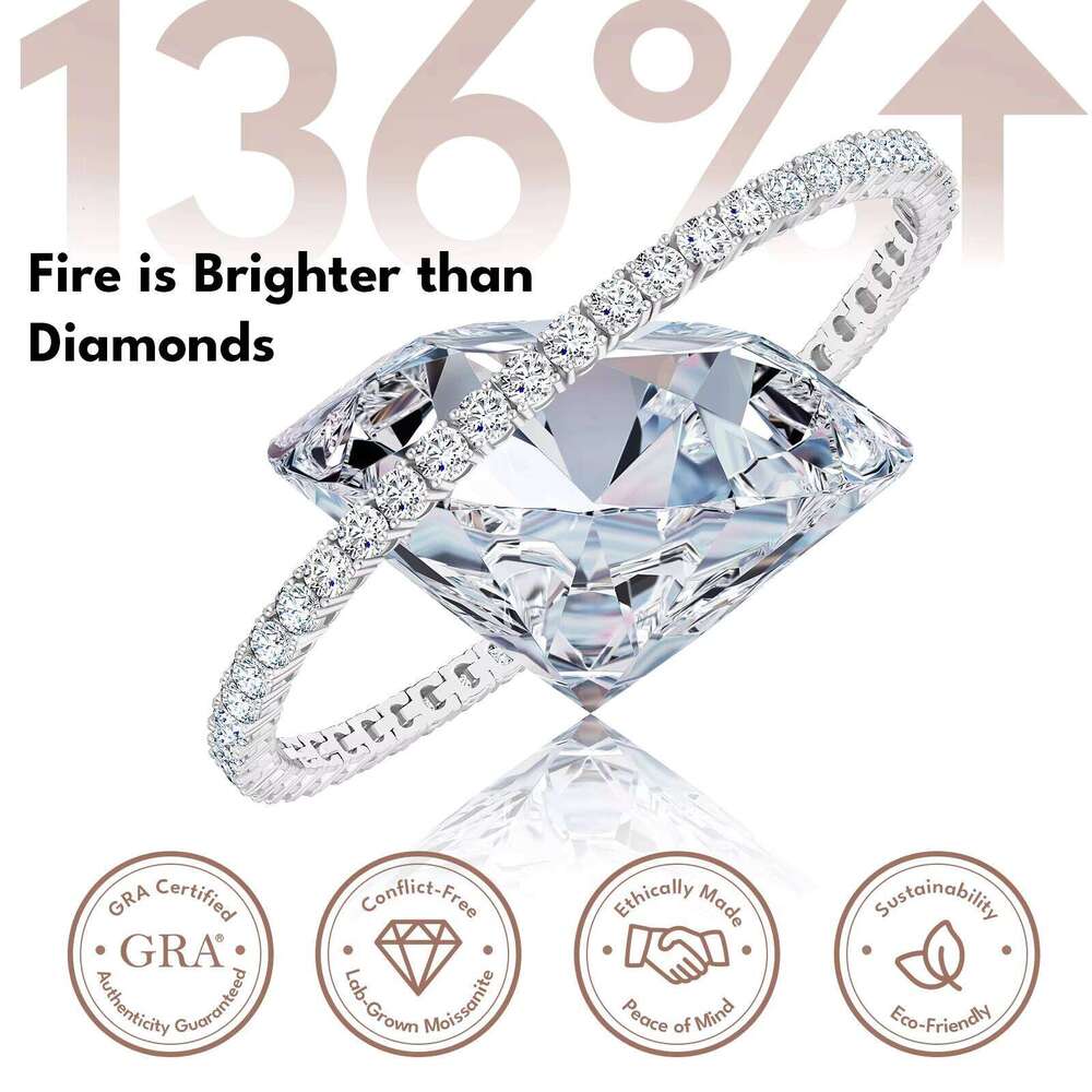 Sterling Sier Vvs Moissanite Chain 2mm 3mm 4mm 5mm White Gold Women Men Fine Jewelry Gifts Gra Lab Dia Tennis Bracelet