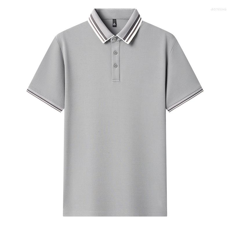 Men's T Shirts Short-sleeved T-shirt Summer Loose Comfortable Soft Breathable Middle-aged All-match Dad's Lapel Polo Shirt For Men