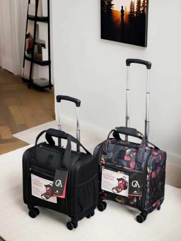 Carry On Underseat Budget Airline Rolling Luggage Suitcase 16inch Lightweight Pilot Suitcase For Men Women Trolley Bags Z250905