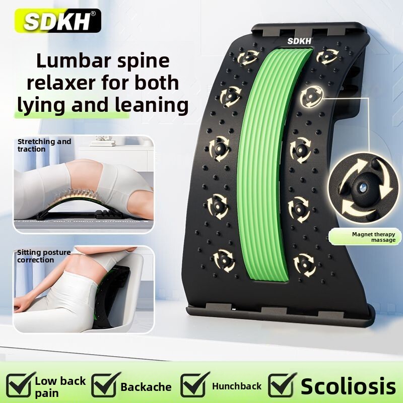 Relief Waist Middle-aged and Elderly Protection Massage Support Lumbar Spine Board Office Cervical Traction Device