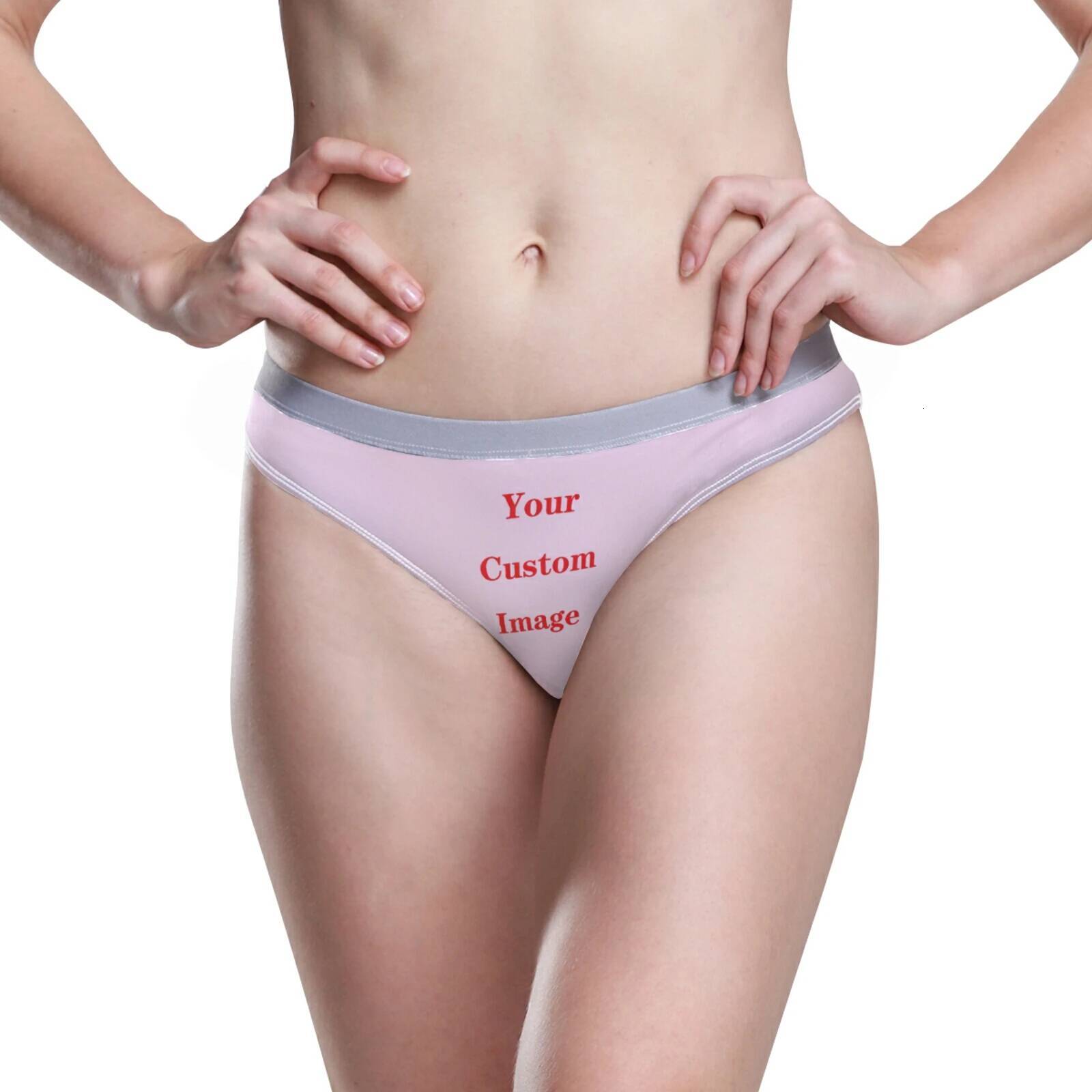 New Custom pattern Cotton Panties for Women Sexy Low Rise Briefs Female Seamless Underwear Girls Big Size Intimates Lingerie