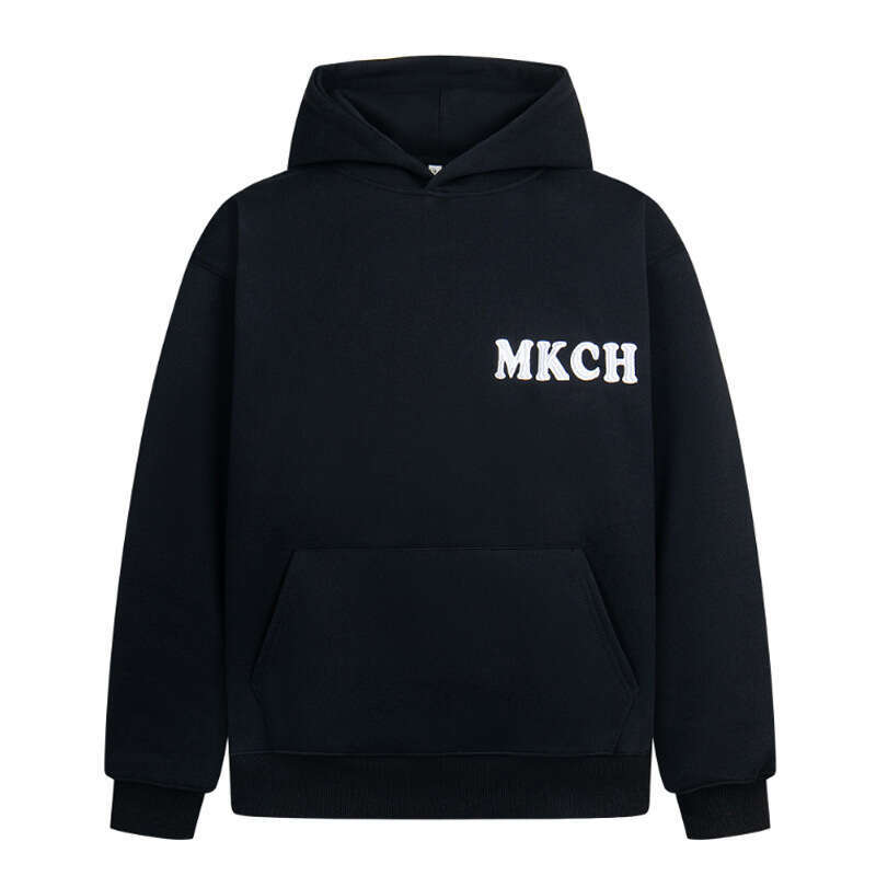 Trendy Brand Letter Print Patchwork Embroidery Design Hooded Sweatshirt Loose Couple Style Top Jacket B5