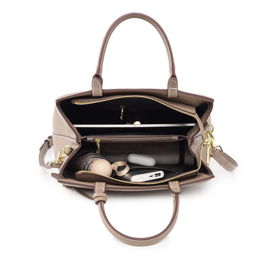 Handbag Fashion Simple Women's Large Capacity High-end Commuter Elegant Middle-aged Mom Can Be Shoulder Bag