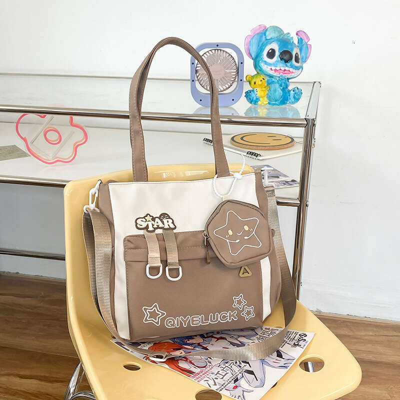 Mother-Daughter Crossbody Teen Girl Handbag Female High Middle School Student Tutoring Class Large Capacity Shoulder Bag