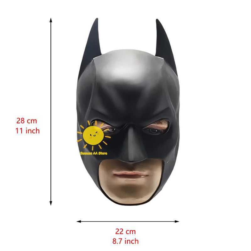 BEAST KINGDOM Bruce Wayne Movie Cosplay Mask Batman Halloween Carnival Bat Headgear Props for Adults Quality Latex Mask GiftsXJ250905 - view 7