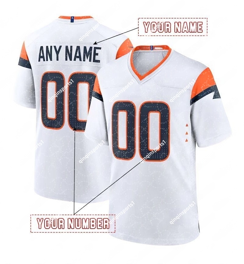 10 Bo Nix 2 Patrick Surtain ll 7 John Elway 23 Barron Personalized Customized Football Jerseys Custom Any Number Name For Men Women Youth 14 Courtland
