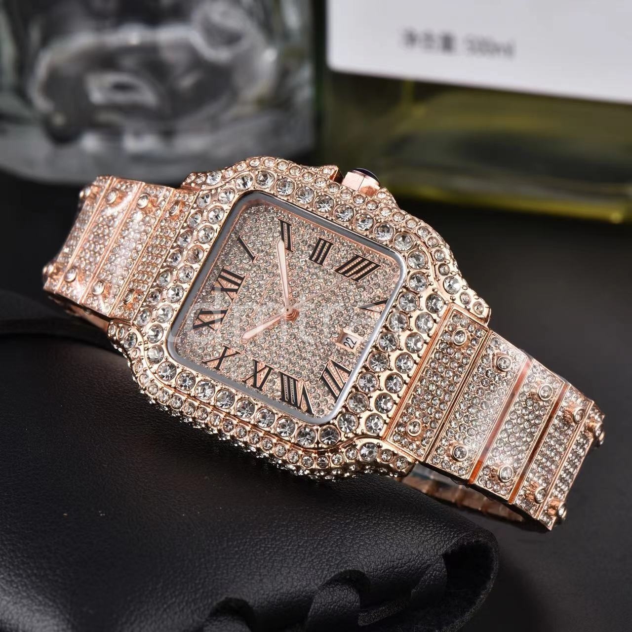 Moissanite Diamond Lced Out Designer Mens Carter High Quality Carterwatch Montre Automatic Movement Watches Orologio De Luxe Luxury Watch 4D0