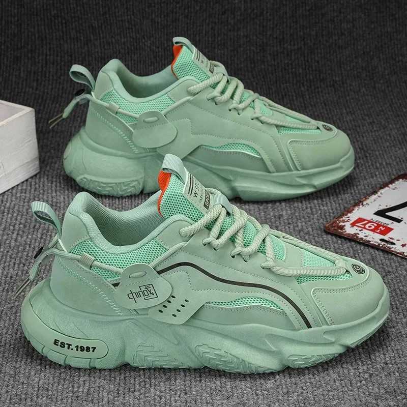2025 Mens Sneakers Spring Comfortable Nonslip Outdoor Running Shoes Elasticity Platform Basketball Athletic Mens Tennis Z250905