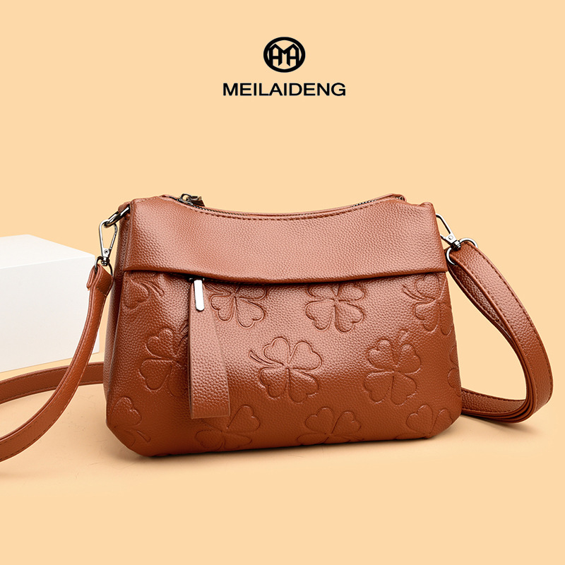 Autumn New Style Versatile And Simple Women's Small Shoulder Crossbody Middle-Aged Hanging Bag