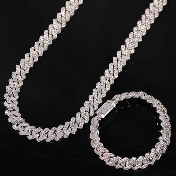 GZYS JEWELRY 13mm High Quality Gold Heavy Diamond Cuban Link Hip Hop Bracelet for Men