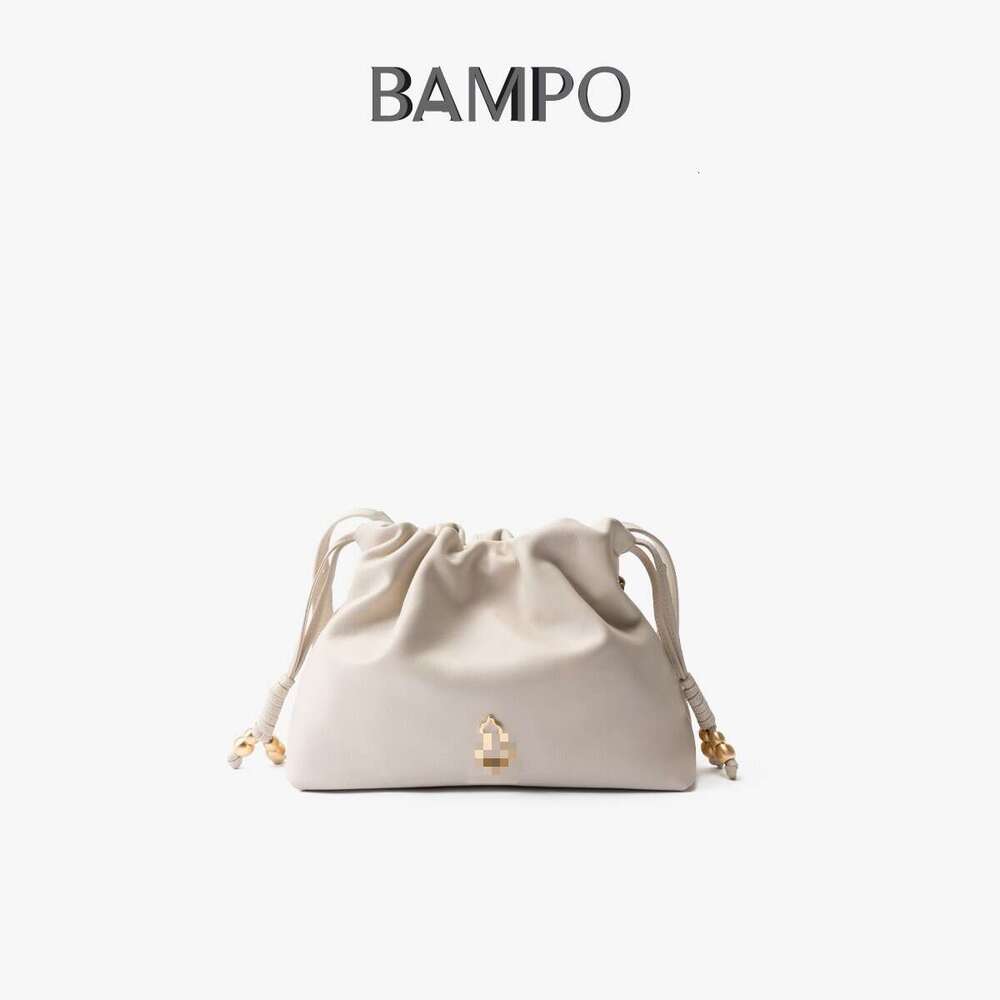 BAMPO Banpo Women's Cloud Small Size Top Layer Cowhide Underarm Single Shoulder 2025 New Trash Crossbody Bag