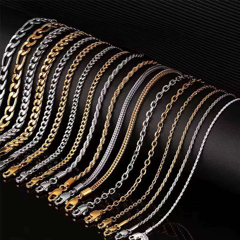 SC Fine Jewelry Necklaces Custom Sterling Sier 14k Gold Plated Hiphop Miani Cuban Link Chain for Men Women