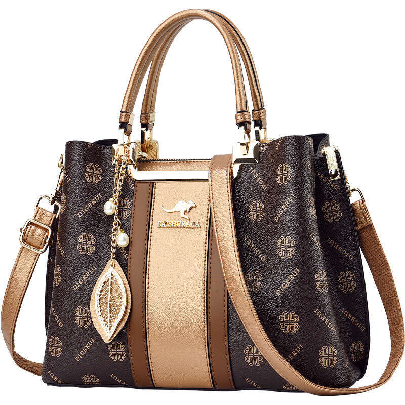 Women's Luxury Handbag 2024 New High-end Vintage Floral Tote Large Capacity Shoulder Bag