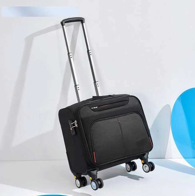 18 inch Business Travel Spinner Luggage Hand Suitcase Travel Rolling Luggage Suitcase Waterproof Travel Trolley Bags Z250905