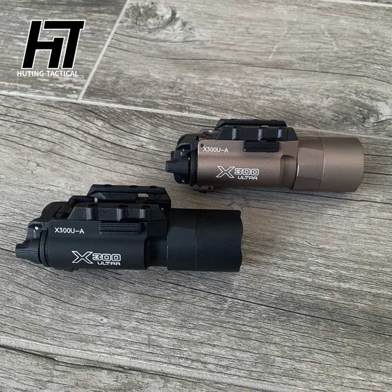 Tactical Surefir X300U X300 Ultra XH35 X300V Metal Pistol Scout Strobe LED Light Airsoft Weapon Gun Flashlight Lanterna TorchXJ250905