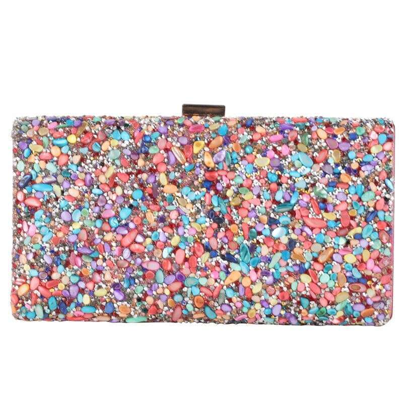New Shell Dia Dinner Dia-Encrusted Women's High-End Banquet Dress Bag