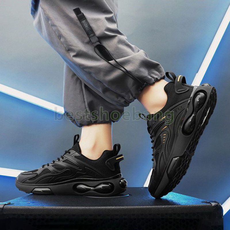 Designer Shoes Casual chunky sneakers Versatile mens trainers Fashion Trend black Mesh breathable Sport shock-absorbing jogging shoes Size 39-44