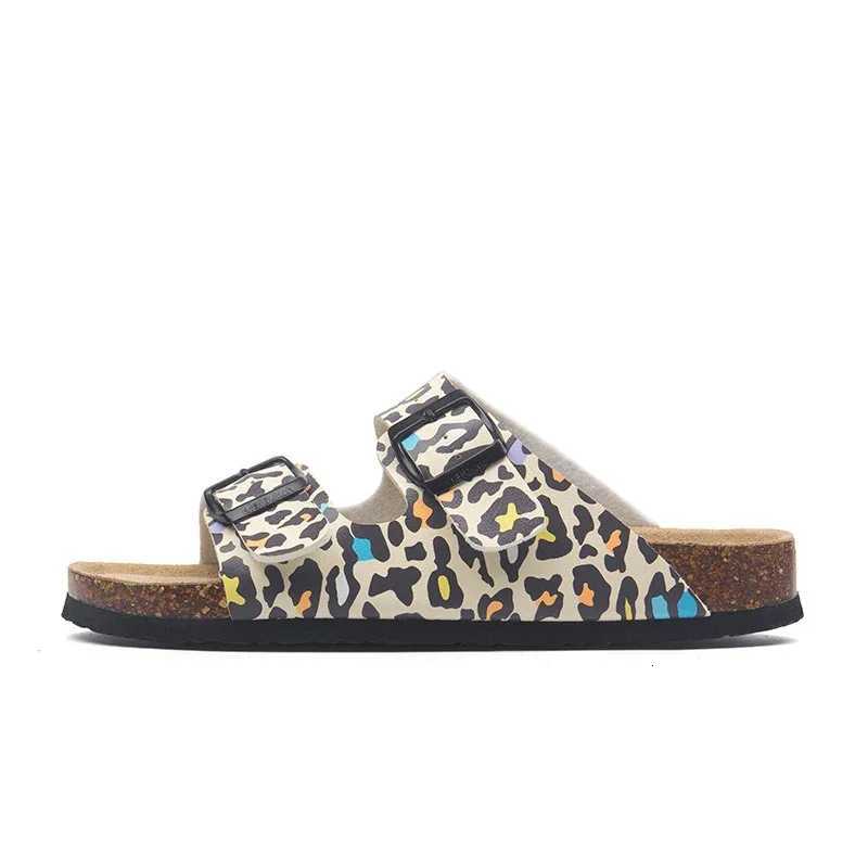 Summer Women Men Cork Mules Slippers Outdoor Antiskid Beach Slippers Classic Cork Footbed Women Sandals With Adjustable Buckle W250905