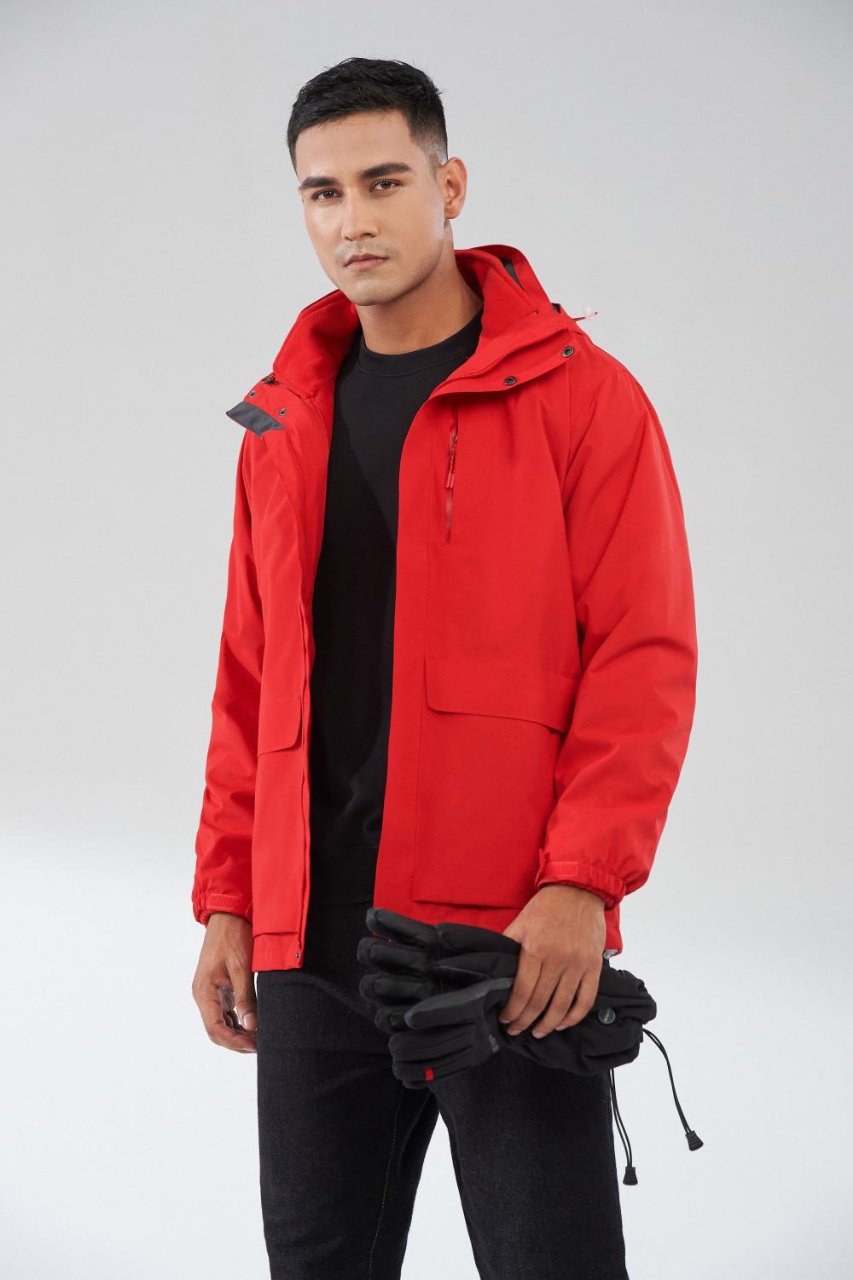 2208 model high-end composite velvet parka