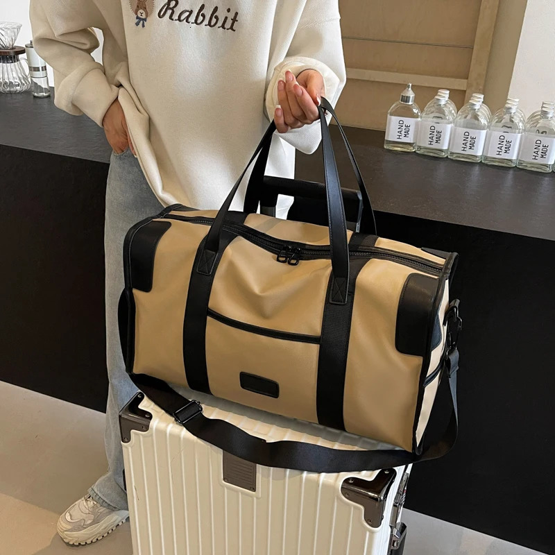 LargeCapacity Travel Bag for ShortDistance Business Trips Lightweight Storage Bag Luggage Bag Fitness Bag Single Shoulder 250903