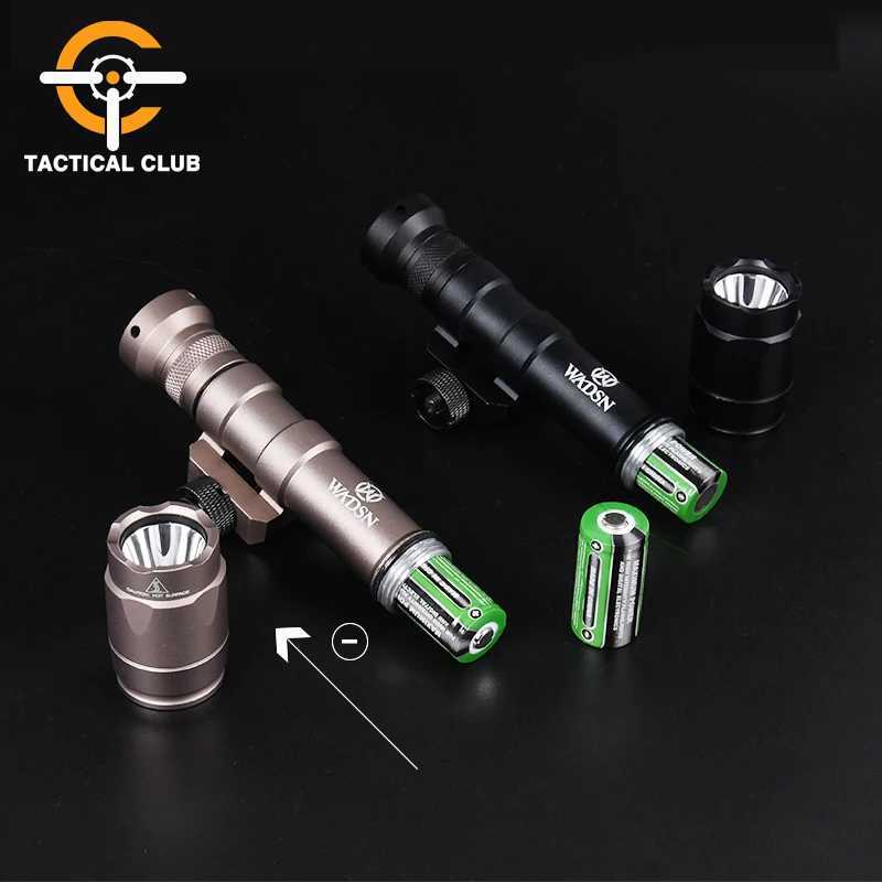 WADSN M600C M600 Tactical SF Airsoft Flashlight Scout Light Pistol Torch Fit 20mm Picatinny Rail AR15 Rifle Weapon Gun LightXJ250905