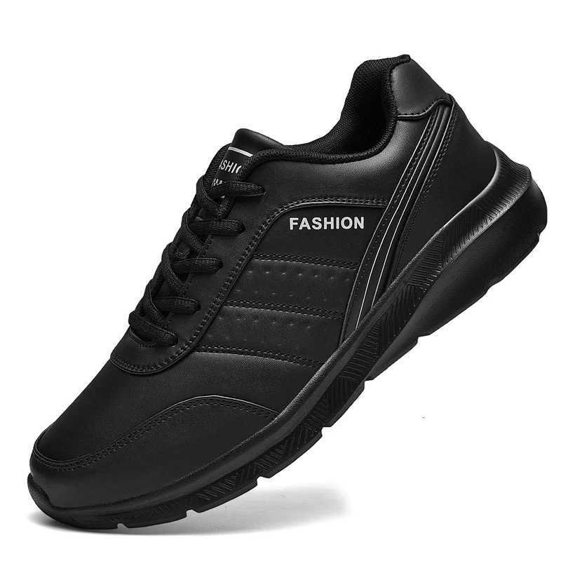 Sneakers Men Casual Shoes Light Leather New Classic Men Running Shoes Outdoor Breathable Mesh Jogging Sports Shoes Z250905