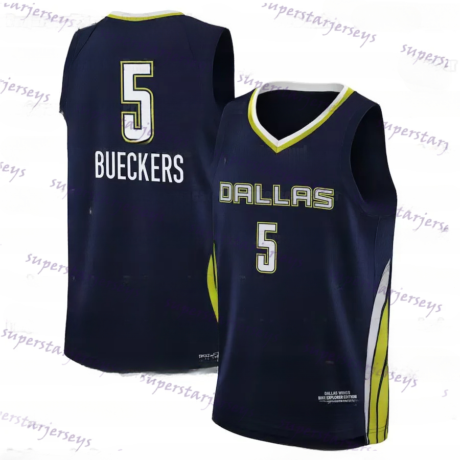 Unisex Paige Bueckers Navy 2025 WNBA Draft Explorer Edition Basketball Jersey