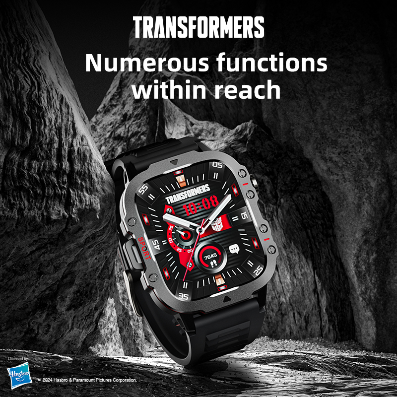 TRANSFORMERS Watch TF-H01 Bluetooth Call Smartwatch 420 Mah Battery IP68 Waterproof Health Monitor Sport Tracker Smart Watch Men Boy