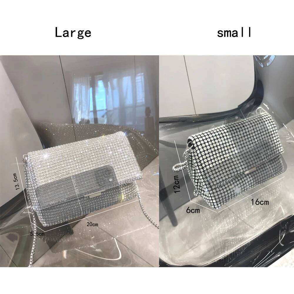 Designer Bags Designer Rhinestones Clutch For Women Purse Shoulder Purse Shiny Crystal Purses And Handbag Evening Bag Luxury Bag