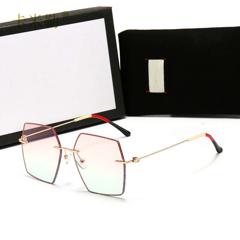 Anti-Blue Light Face Slimming Oval Frame Black Fashion Sunglasses 812 Polarized UV Outdoor Sports a52