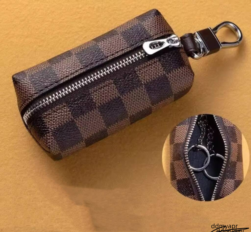 2025 Mini Key Wallet Large Capacity Waist Hanging Houndstooth Zipper ddmyday Coin Purse Card Holder Two-In-One Red Envelope 250818