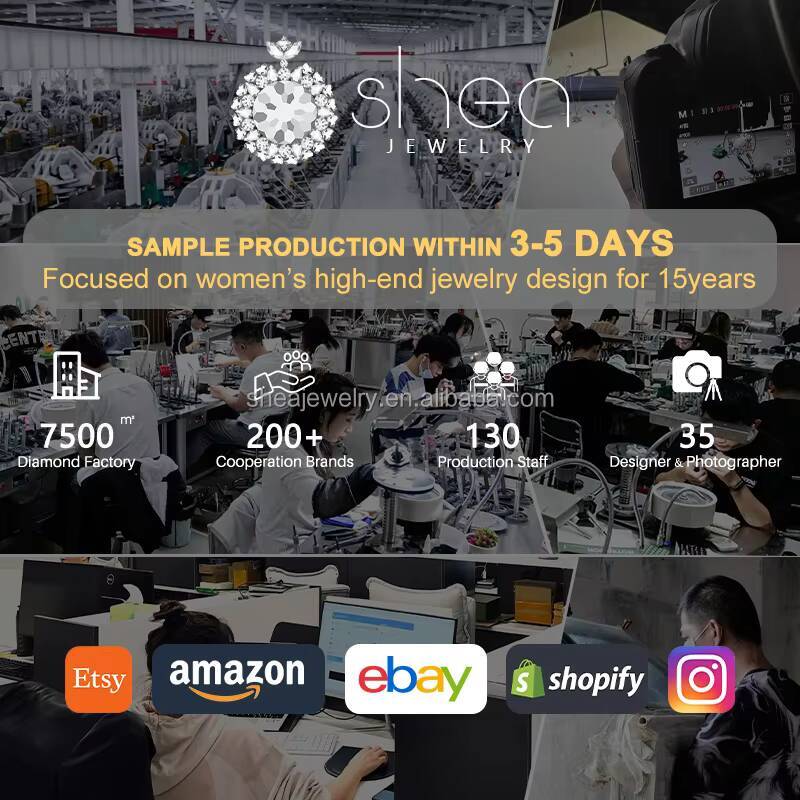 Certificate 10k 14k 18k Solid in Real Gold Moissanite Diamond Solitaired Wedding Engagement Ring Set for Women Jewelry AU750