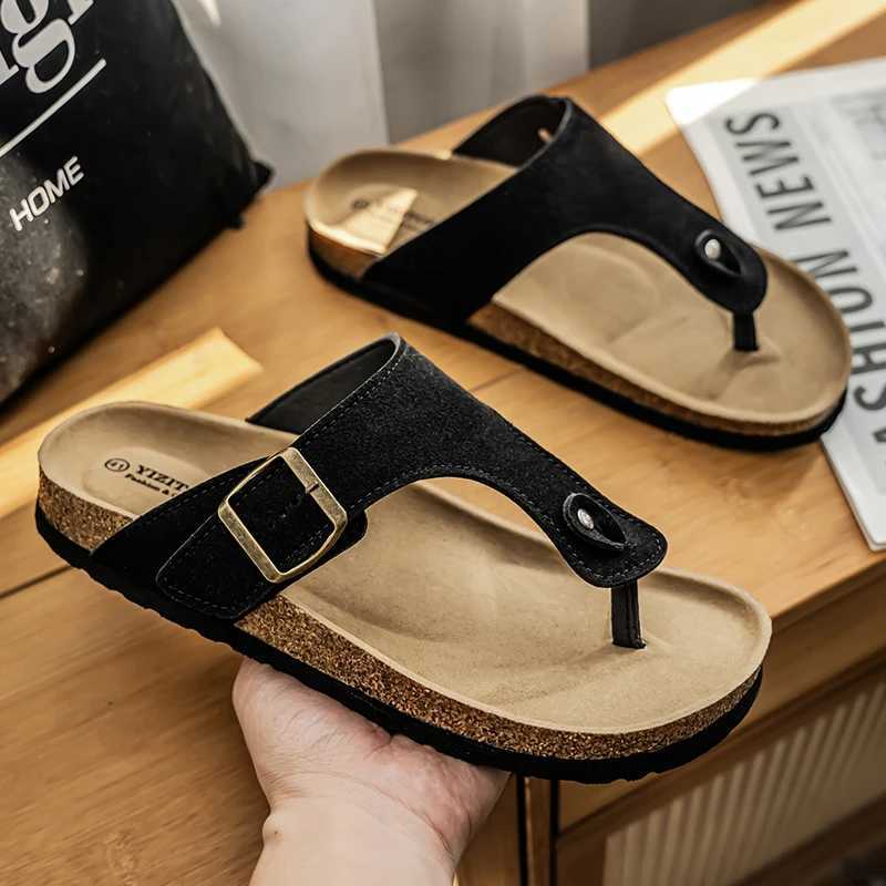 Mens and Womens 2025 Summer Couple FlipFlops NonSlip Outdoor Fishing Casual Sandals Mens and Womens Shoes W250905