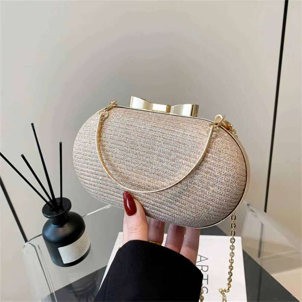 Evening Handbag Top Flash Clutch Womens Wedding Dinner Dress Dia Party Gold Chain Shoulder Bag Bolsa Y241019