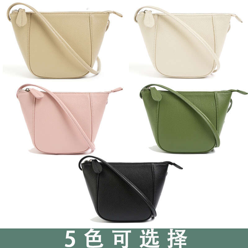 Single Shoulder for Women Versatile Ins Genuine Leather Crossbody Korean Fashion Cowhide Phone Niche Small Square Bag designer wallet B5