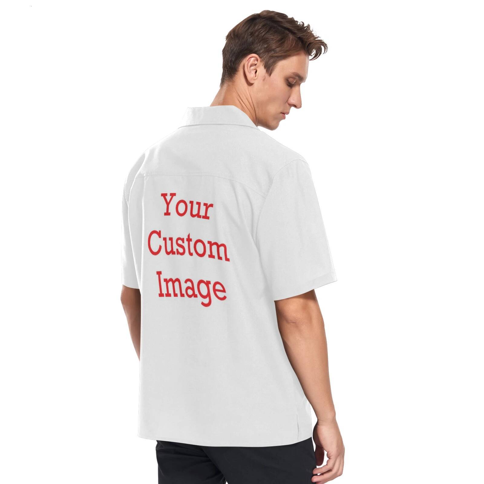 Custom Pattern Design Hawaiian Blouse Shirts Man Fashion Tropical Blusas Tops 2025 New Summer Beach Camisa Hawaiana