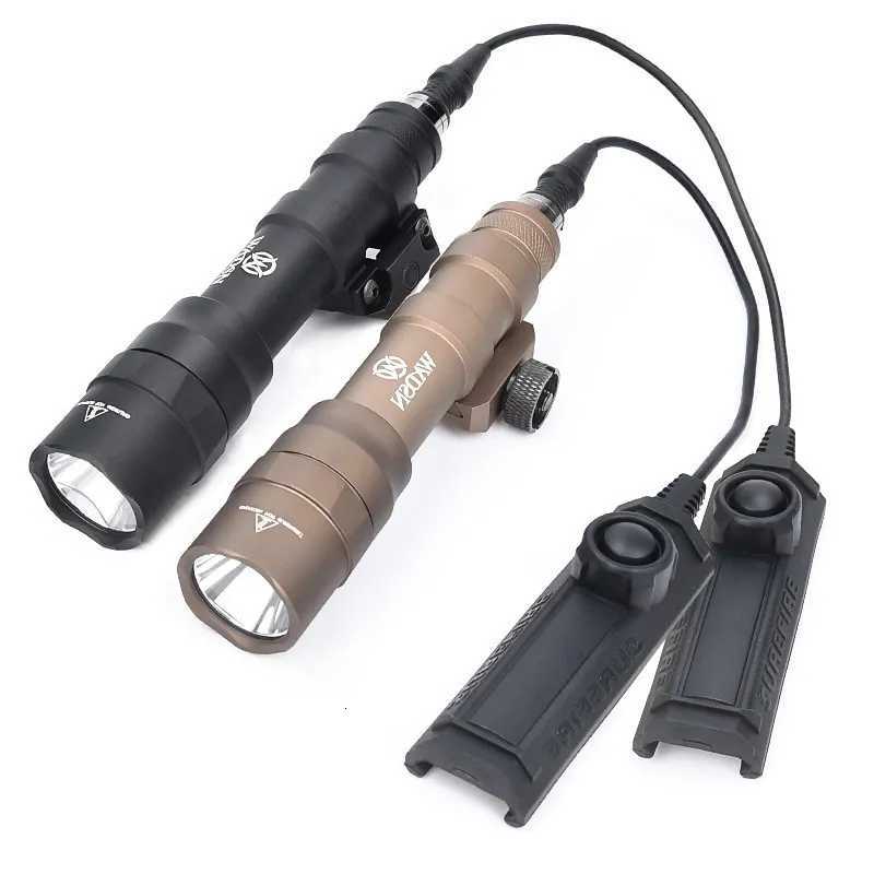 Tactical M600 M600DF WADSN Flashlight Hight Power 1400lumens LED Scout Light For 20mm Rail Hunting Weapon Airsoft AccessoriesXJ250905