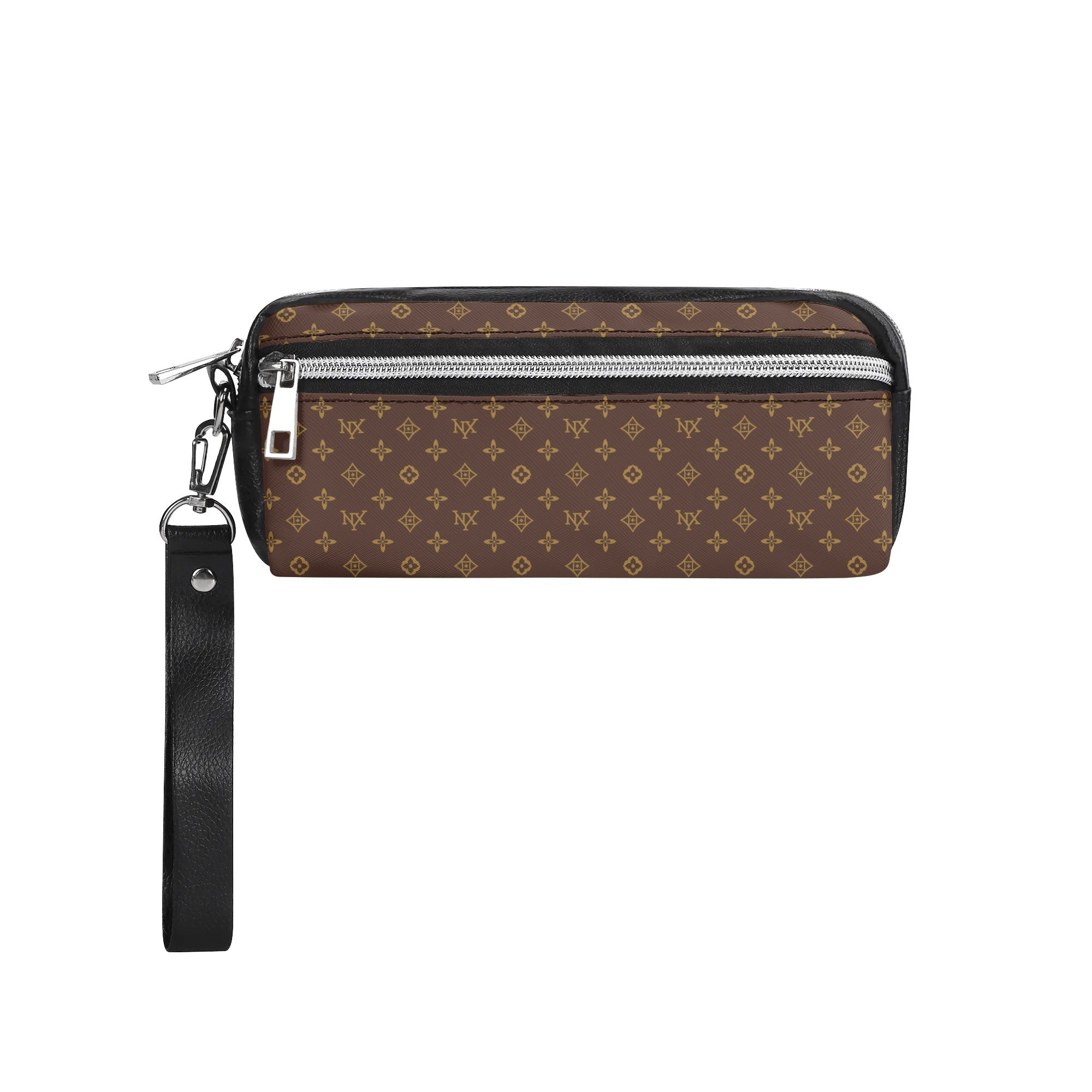 NXY Fashion women PU Handheld Cosmetic Bag Party Clutch Bag single zipper wallets classical coin purse card holder purses designer handbag shoulder pu