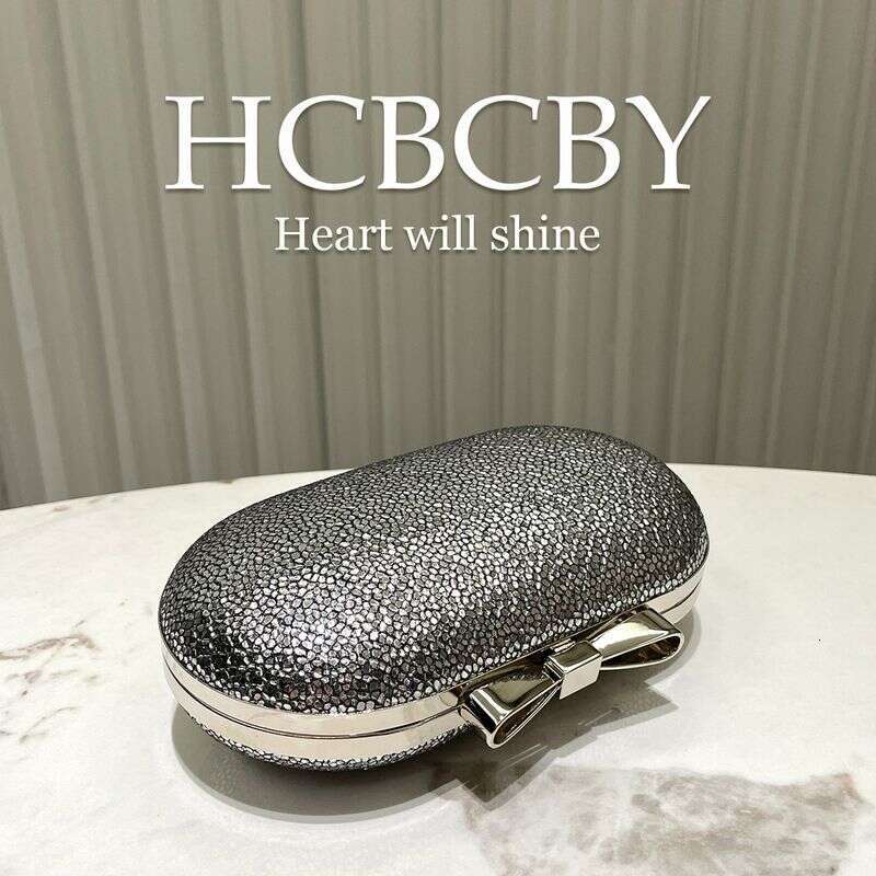 Sier Glitter Elegant Clutch Bag - Women's Formal Evening Purse With Rhinestone Embellishment