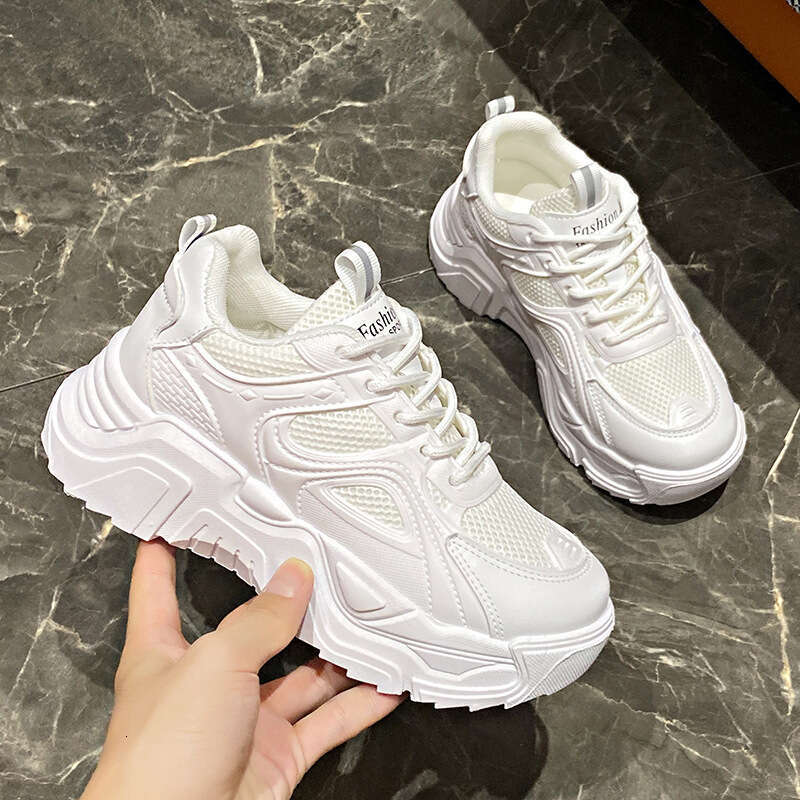 Sneakers for Women 2025 Spring Designer Shoe New Platform Thick Sole Running Shoes Ins Trend