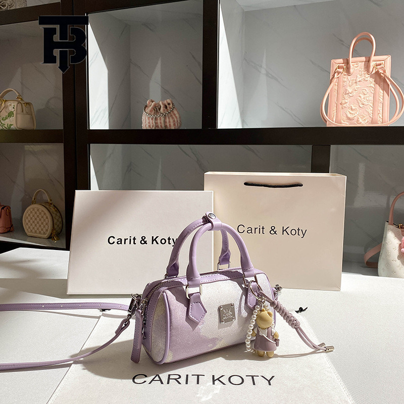 TB BHULAMTE Designer Luxury Bag Bag Dropshipping Super Popular Niche Color-block Boston Bag 2025 New High-end Handheld Pillow Bag Wholesale