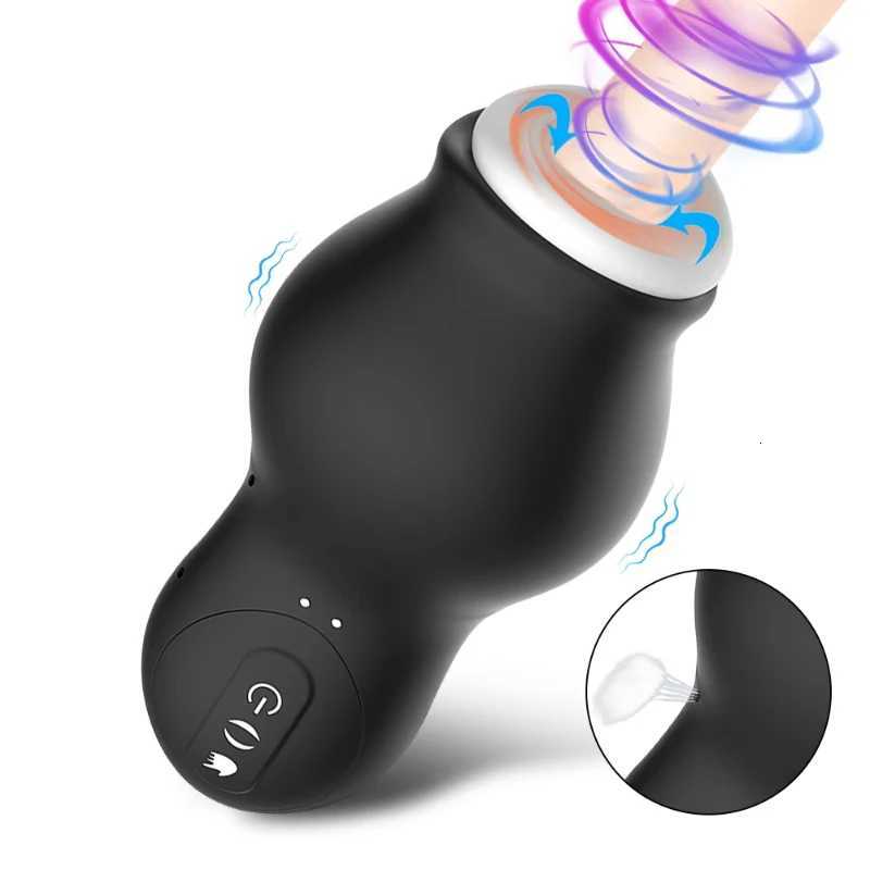 Automatic Sucking Male Masturbators Penis Vacuum Training Cup Blowjob Orgasm Erotic Pocket Pussy Stroker Adult Sex Toys for MenXJ250905