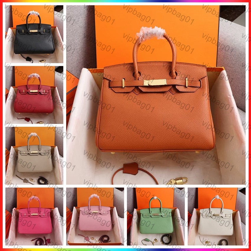 7A Designer Women Bag Handbags Tote High Quality 20cm/25cm/35cm Genuine Leather Handmade Gold Sier Hardware Lock Interior Zipper Pocket Fashion Bags Shoulder bags