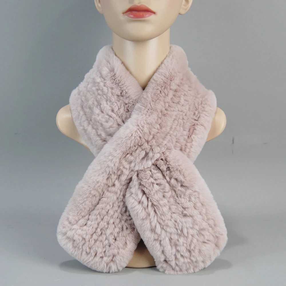 2025 New Fashion Women Real Rex Rabbit Fur Headbands Warm Good Elastic Real Rex Rabbit Fur Scarf Natural Rex Rabbit Fur ScarvesXJ250905