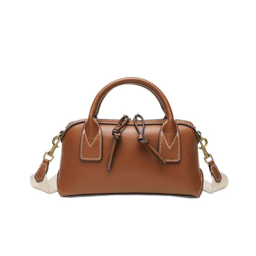 Women's 2025 New Niche Bowling Bag Simple Versatile Fashionable High-end Crossbody Handbag