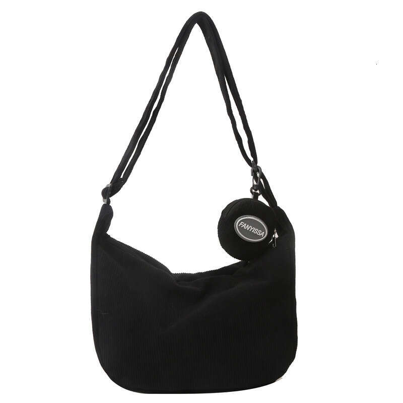 Solid Color Large Capacity 2024 Autumn Winter New Korean Style Simple Single Shoulder Crossbody Mother Dumpling Bag Trendy